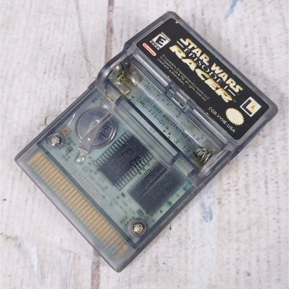 Star Wars Episode 1 Racer (Nintendo Game Boy Color) NO BATTERY COVER - Tested